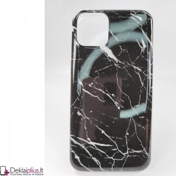 Wozinsky marmuras dėklas - juodas (telefonui Apple Iphone 11 Pro)